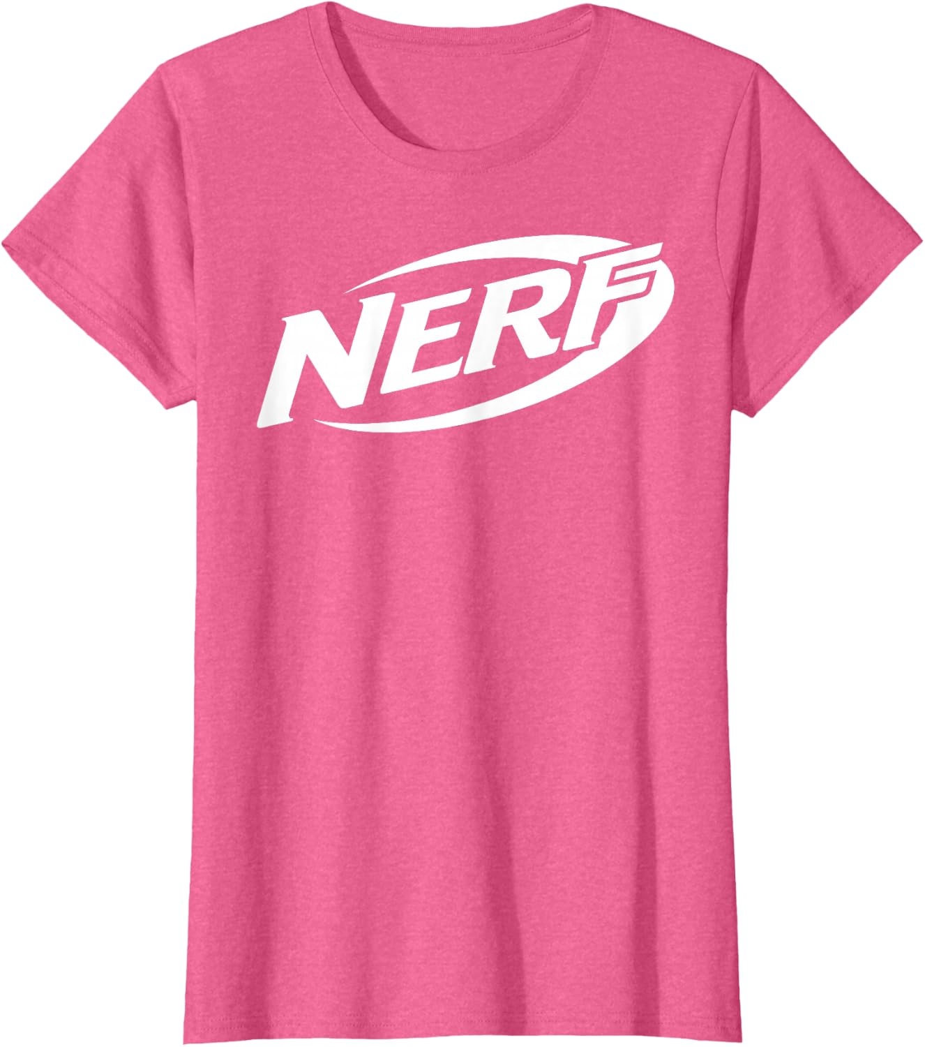 image:imageNerf Simple White Retro Logo TShirtPink Heather