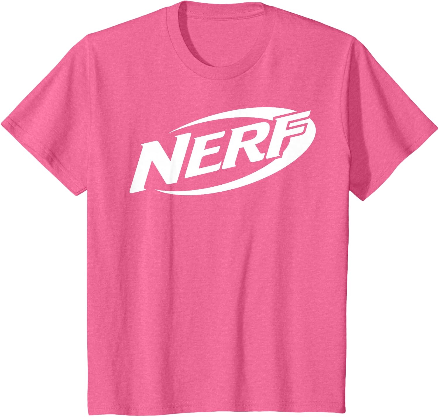 image:imageNerf Simple White Retro Logo TShirtPink Heather