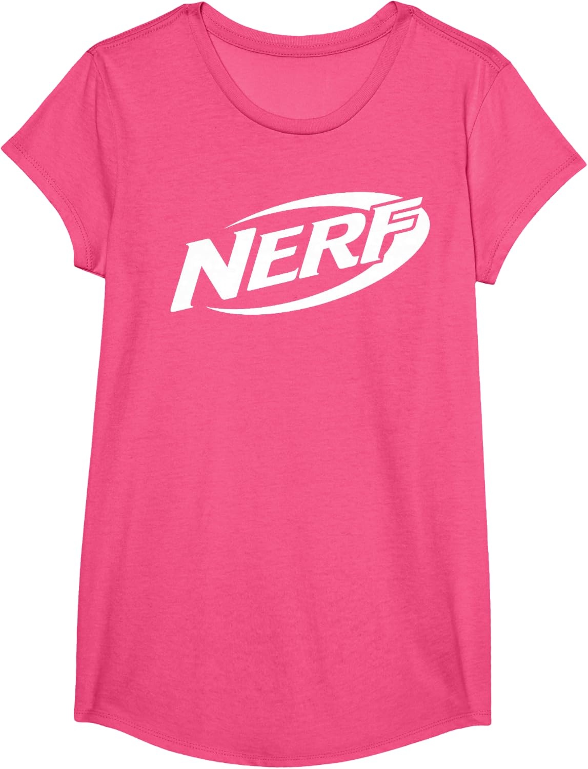 image:imageNerf Simple White Retro Logo TShirtPink Heather