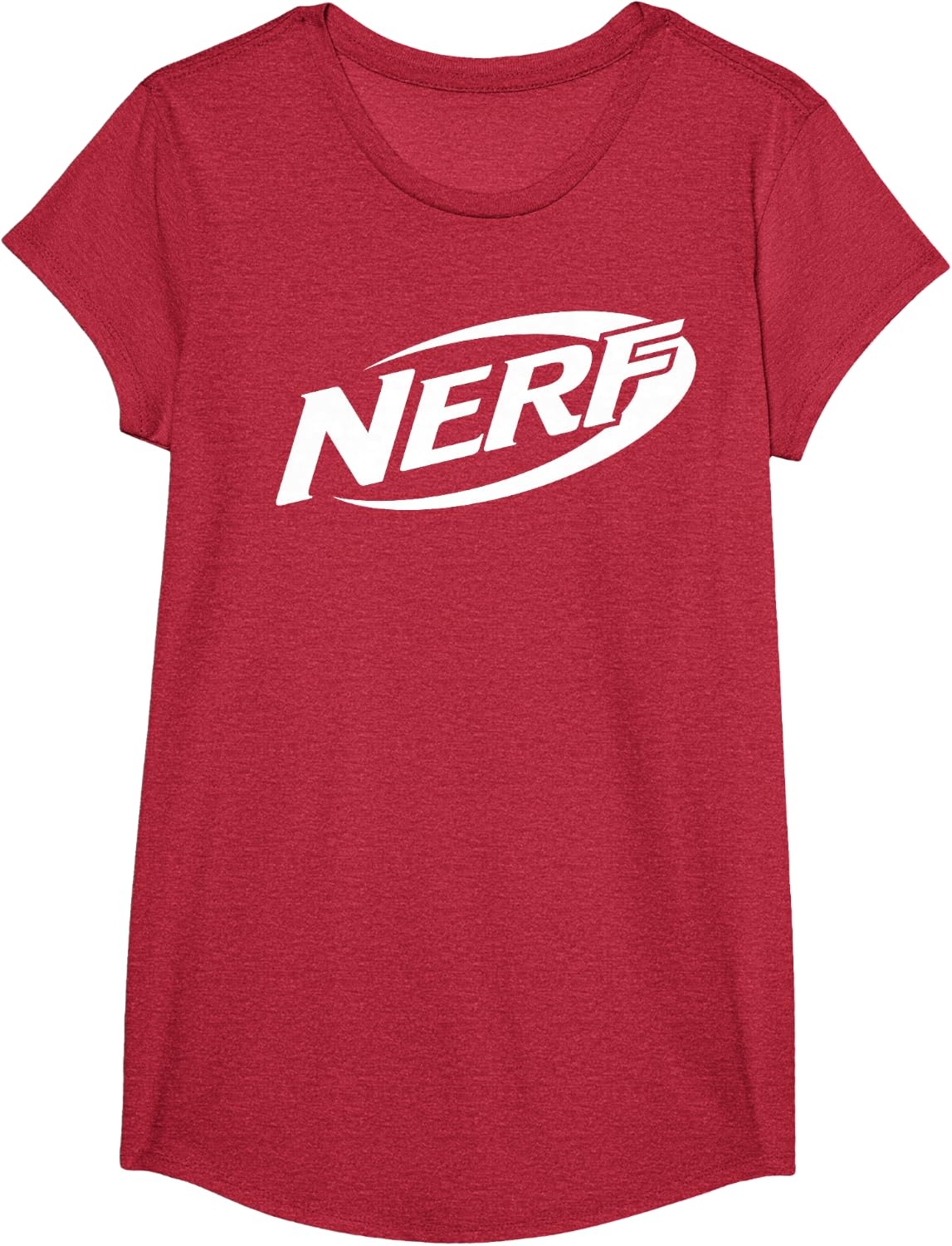 image:imageNerf Simple White Retro Logo TShirtRed Heather