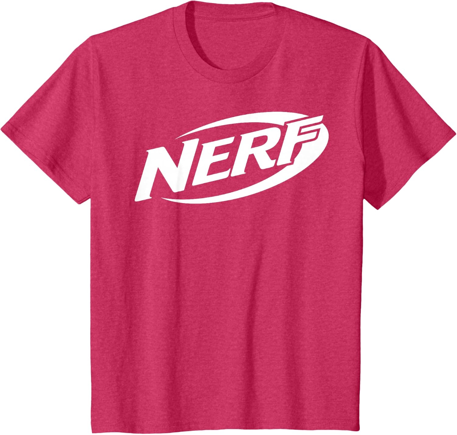 image:imageNerf Simple White Retro Logo TShirtRed Heather