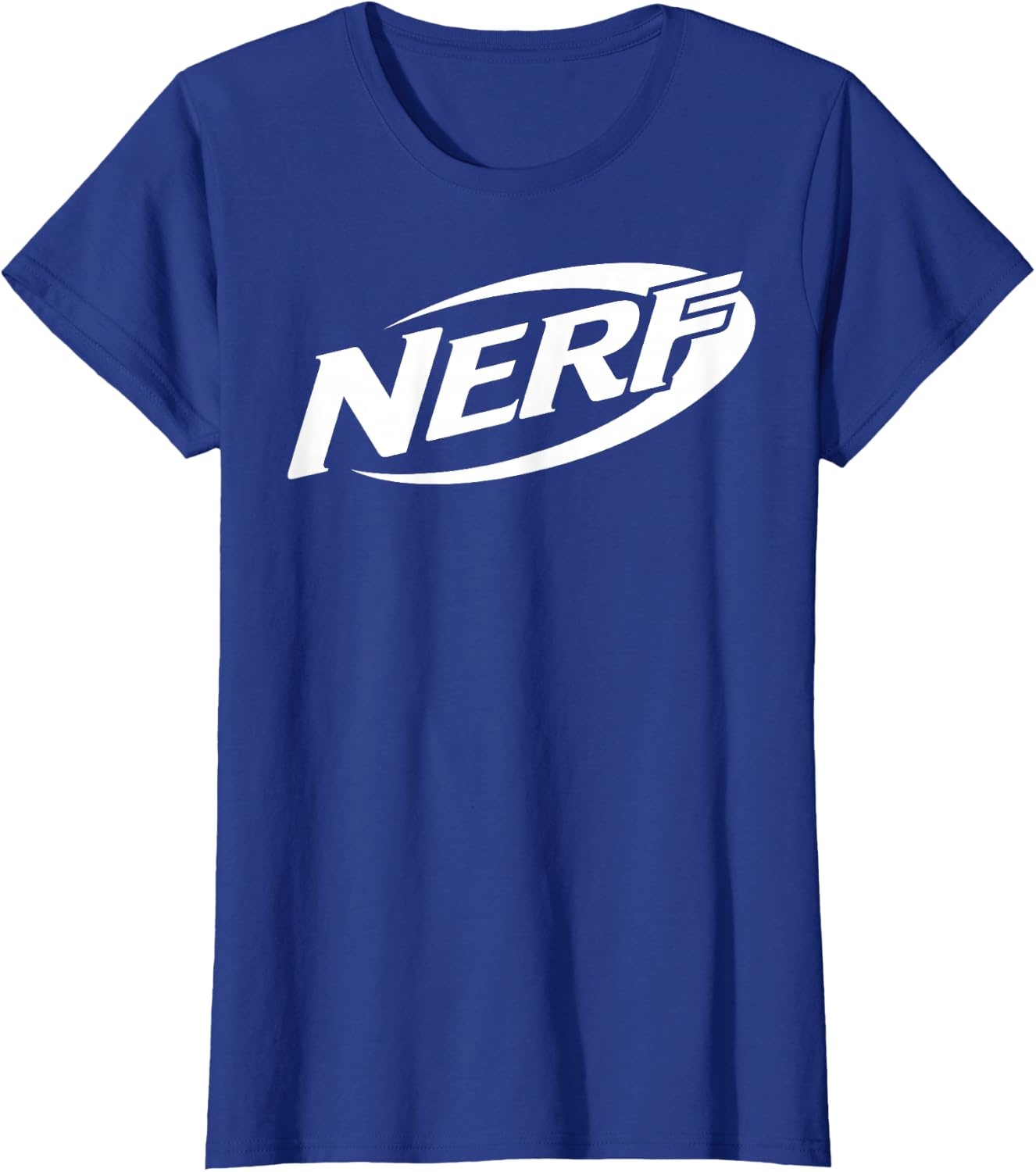 image:imageNerf Simple White Retro Logo TShirtRoyal Blue