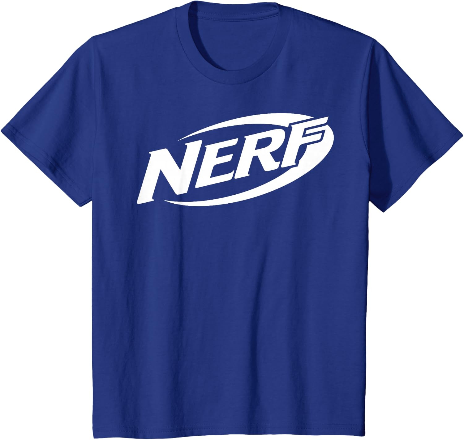 image:imageNerf Simple White Retro Logo TShirtRoyal Blue