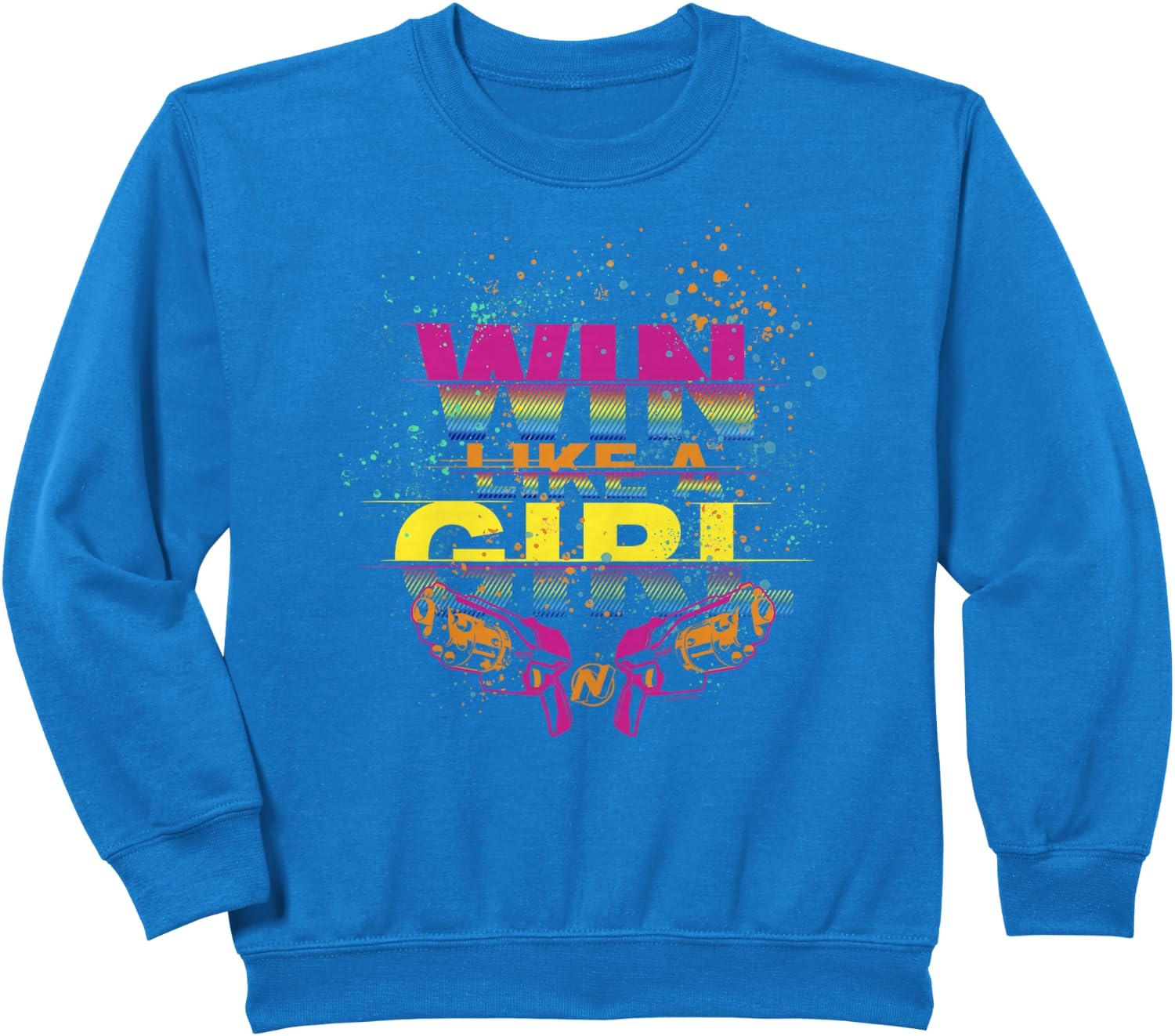 image:imageNerf Win Like A Girl SweatshirtRoyal Blue