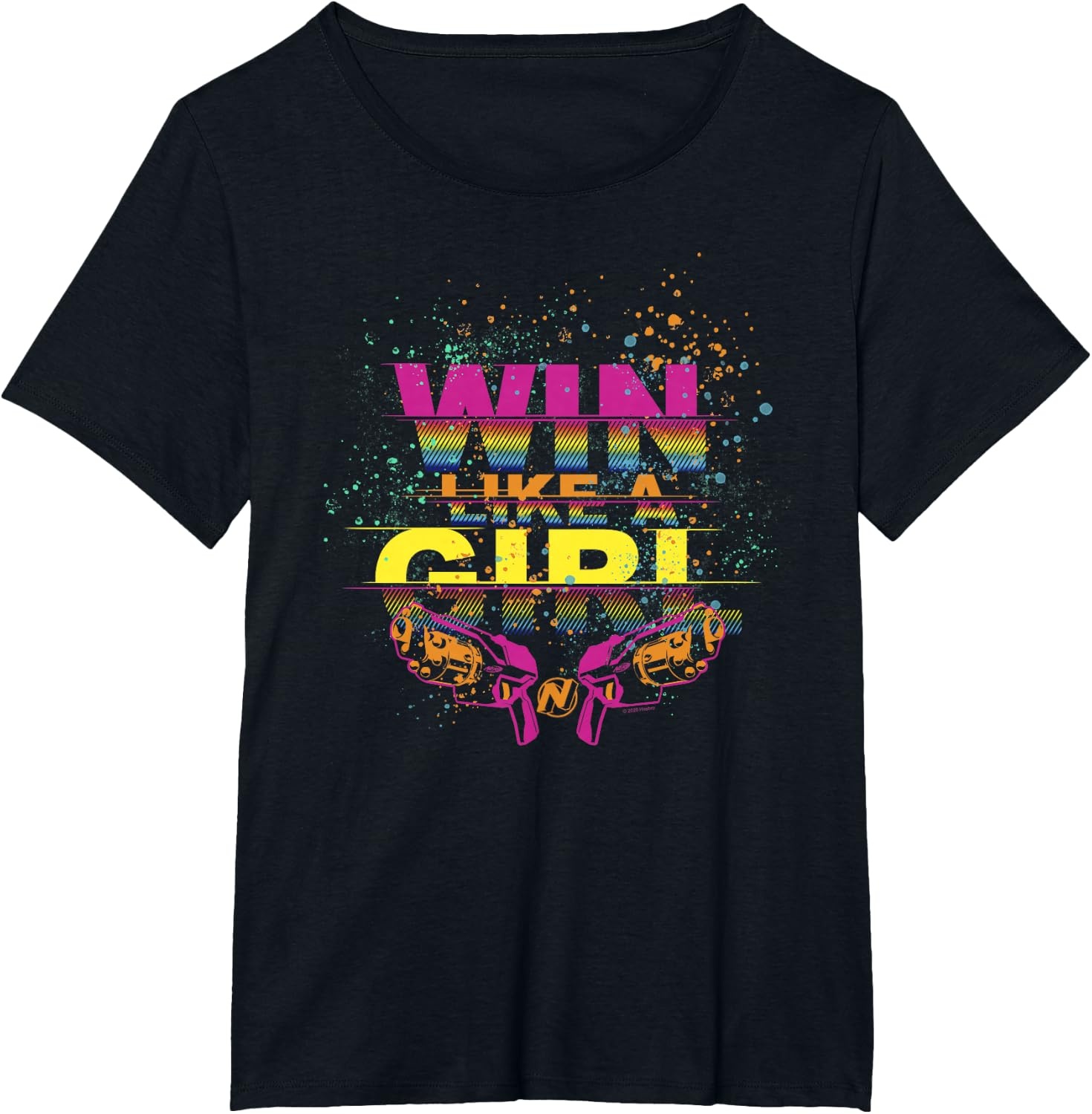 image:imageNerf Win Like A Girl TShirtBlack