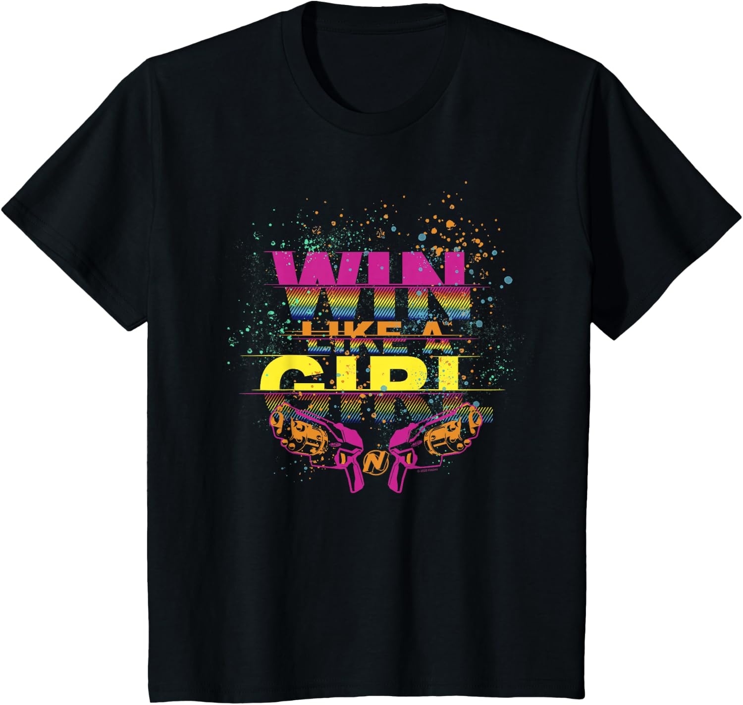 image:imageNerf Win Like A Girl TShirtBlack