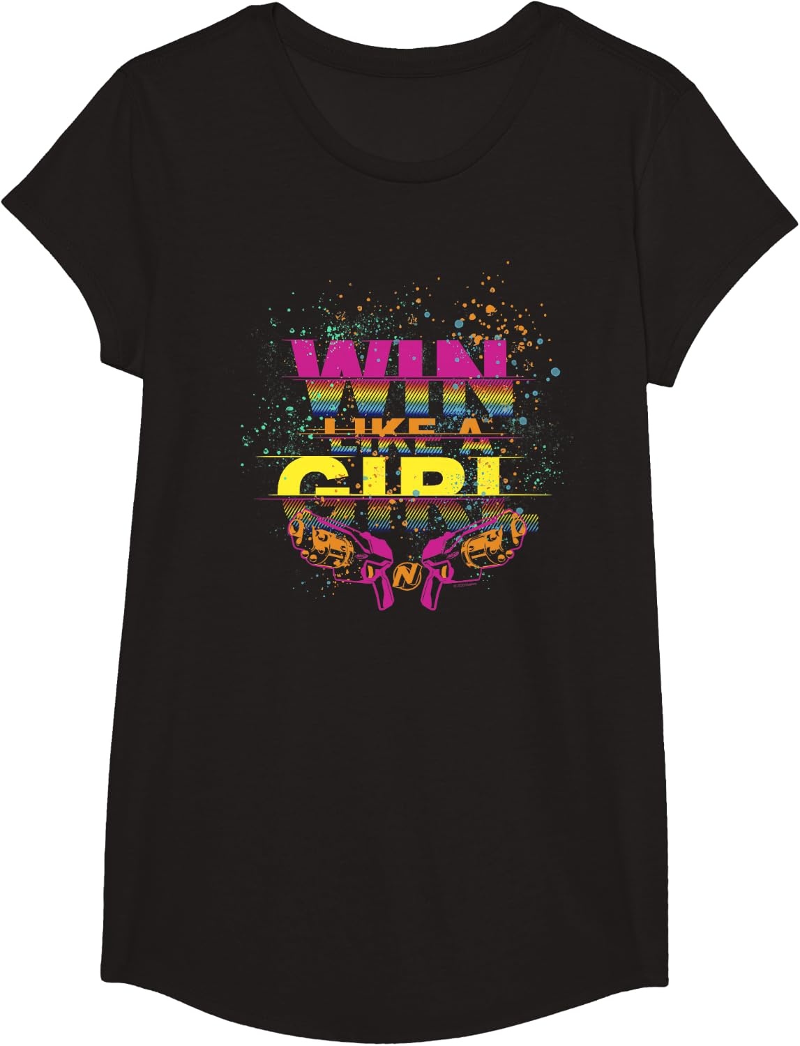 image:imageNerf Win Like A Girl TShirtBlack