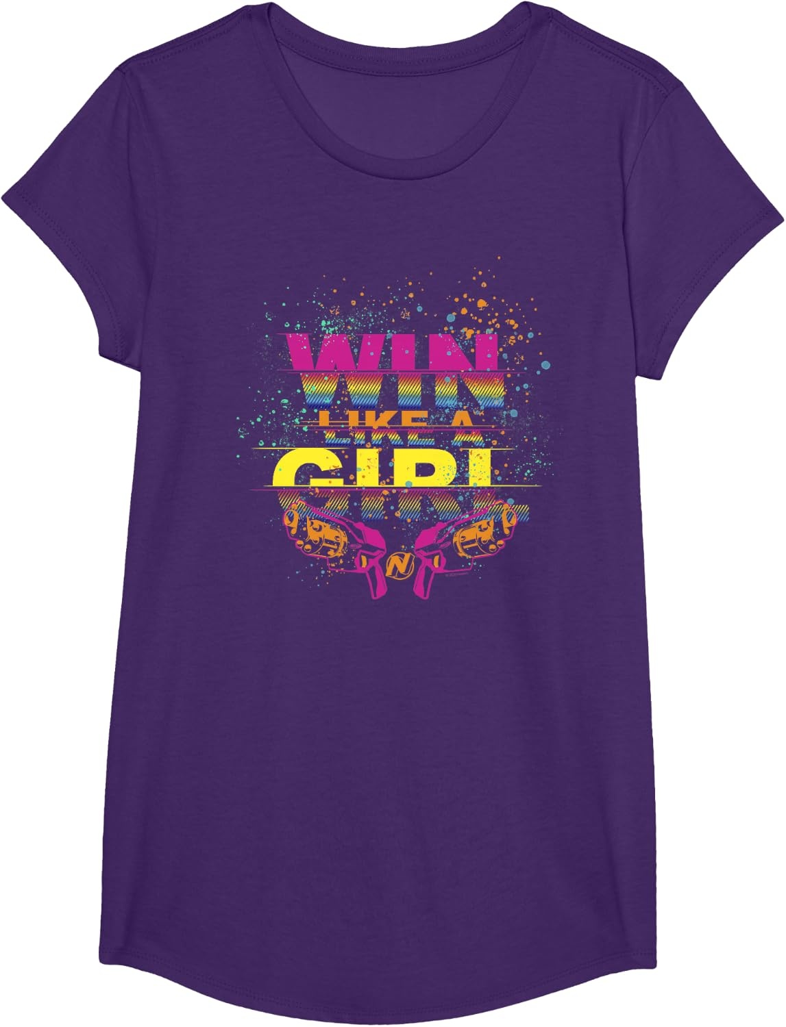 image:imageNerf Win Like A Girl TShirtPurple