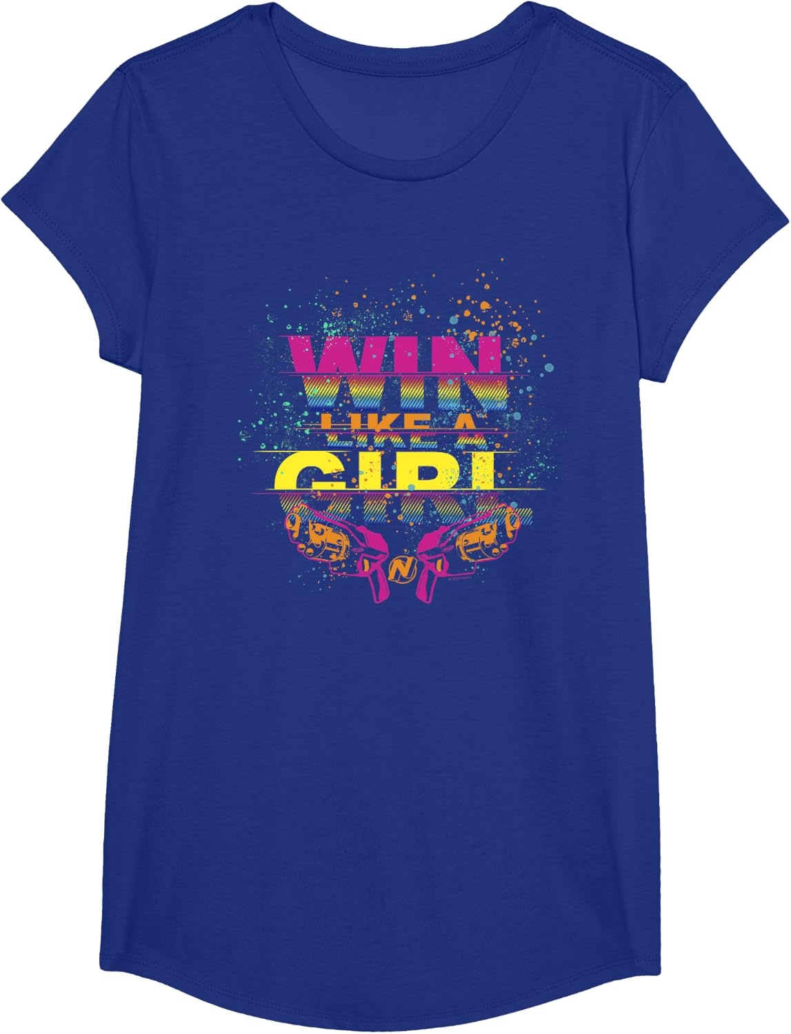 image:imageNerf Win Like A Girl TShirtRoyal Blue