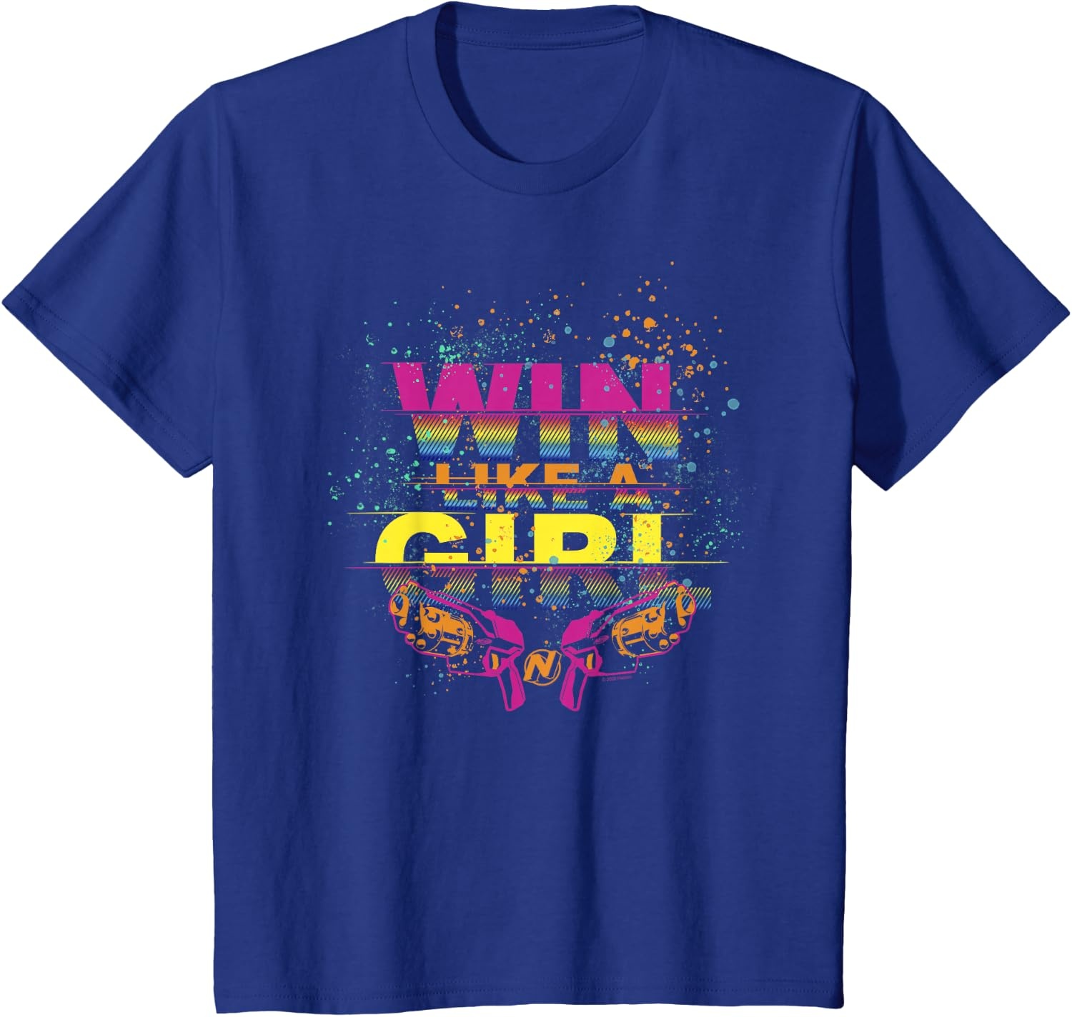 image:imageNerf Win Like A Girl TShirtRoyal Blue