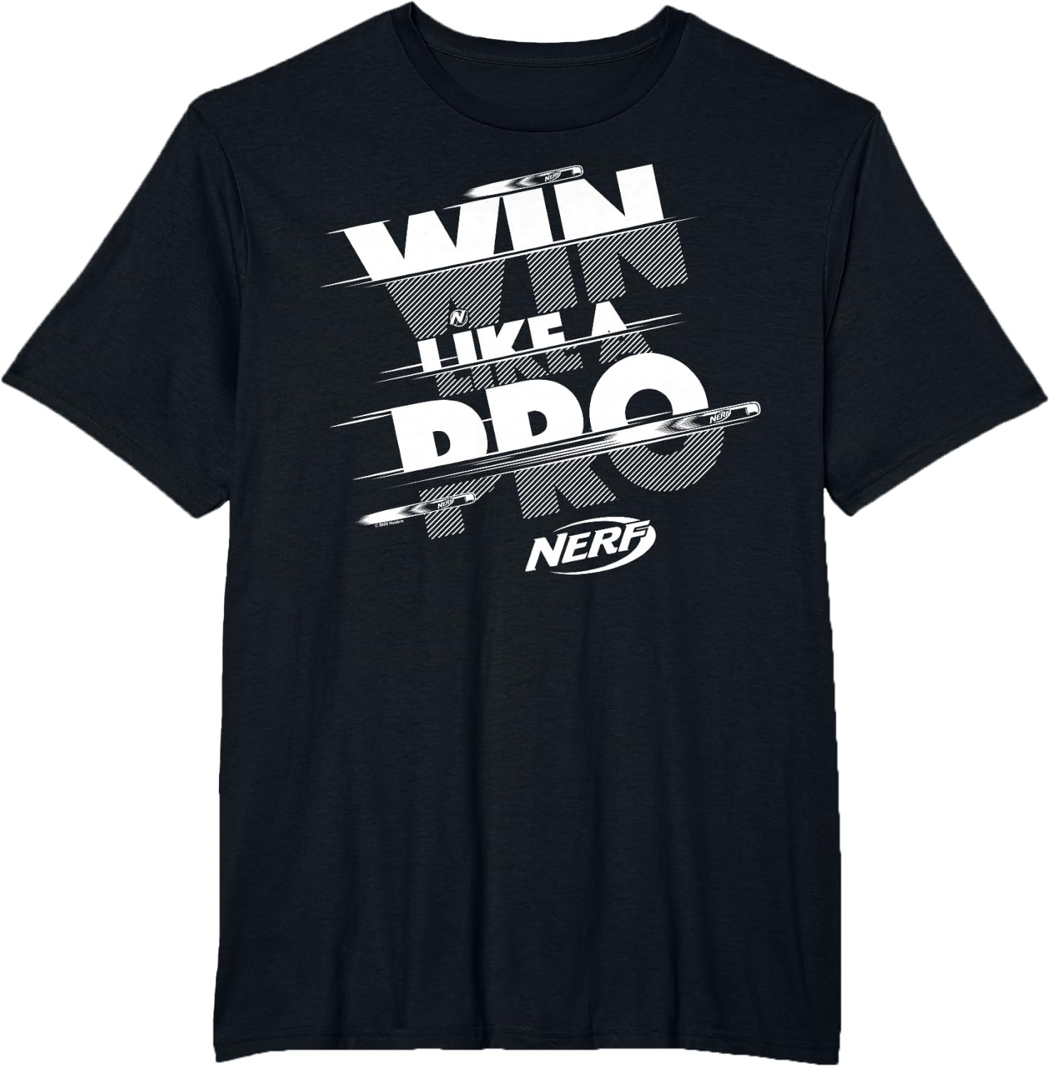 image:imageNerf Win Like A Pro Glitch Text TShirtBlack
