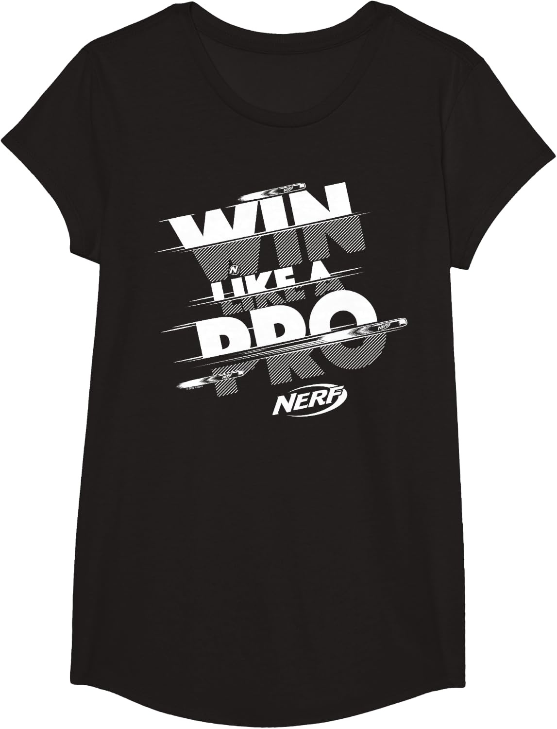 image:imageNerf Win Like A Pro Glitch Text TShirtBlack