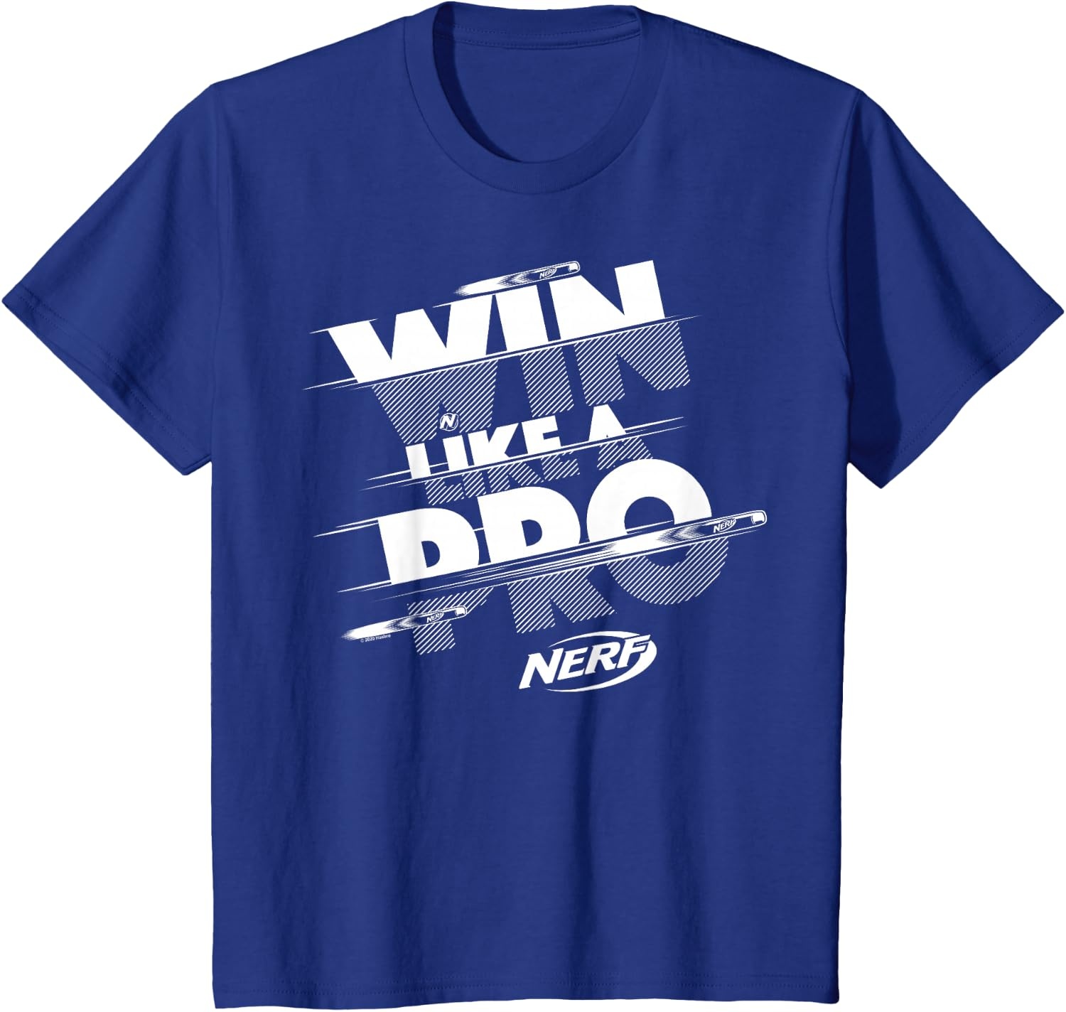 image:imageNerf Win Like A Pro Glitch Text TShirtRoyal Blue