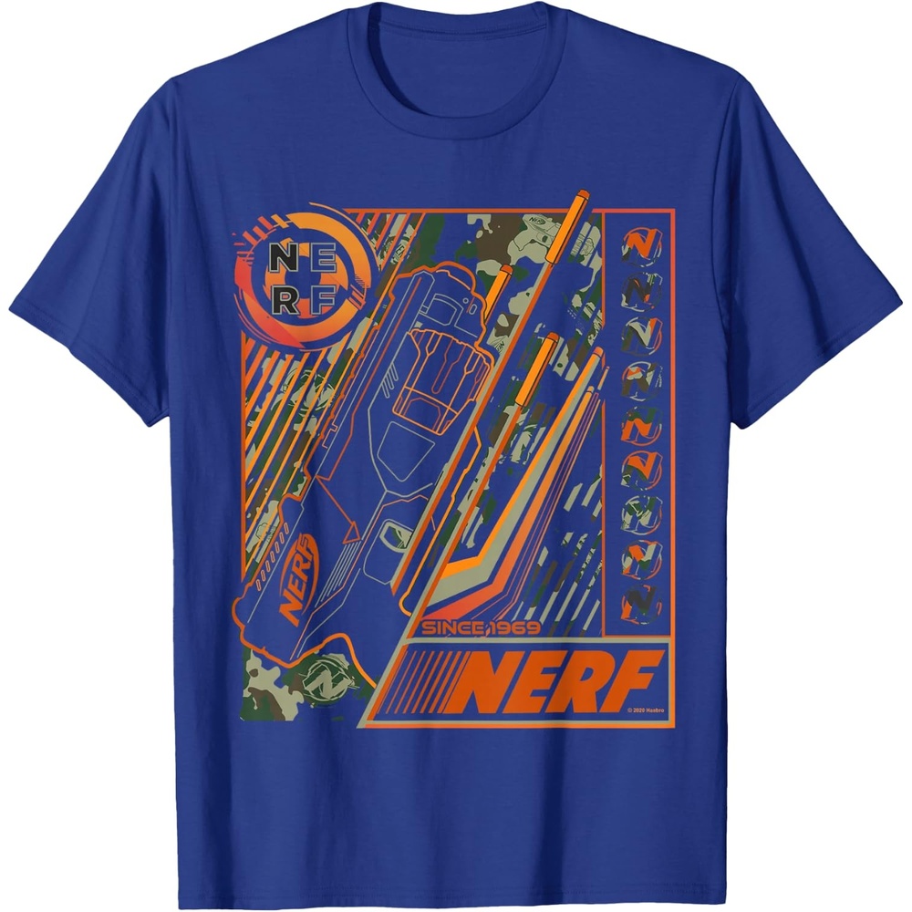 image:imageNerf Blaster Since 1969 Poster TShirtRoyal Blue