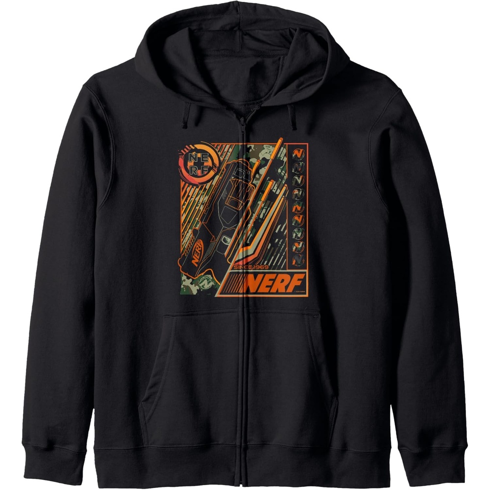 image:imageNerf Blaster Since 1969 Poster Zip HoodieBlack
