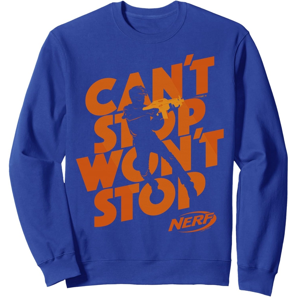 image:imageNerf Cant Stop Wont Stop Silhouette SweatshirtRoyal Blue