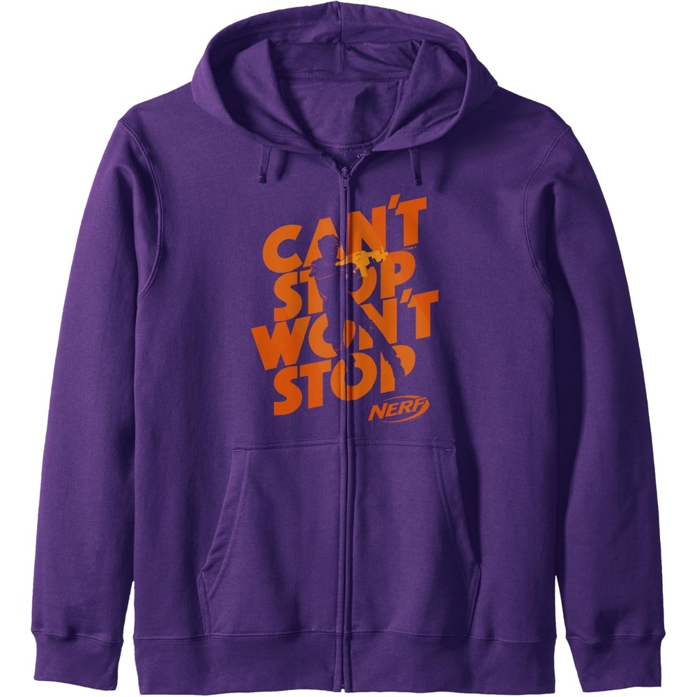 image:imageNerf Cant Stop Wont Stop Silhouette Zip HoodiePurple