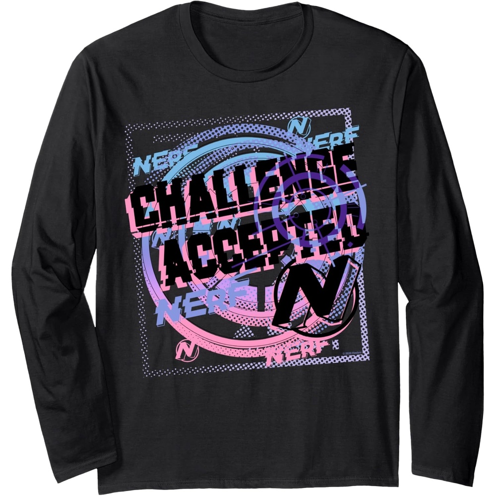 image:imageNerf Challenge Accepted Long Sleeve TShirtBlack
