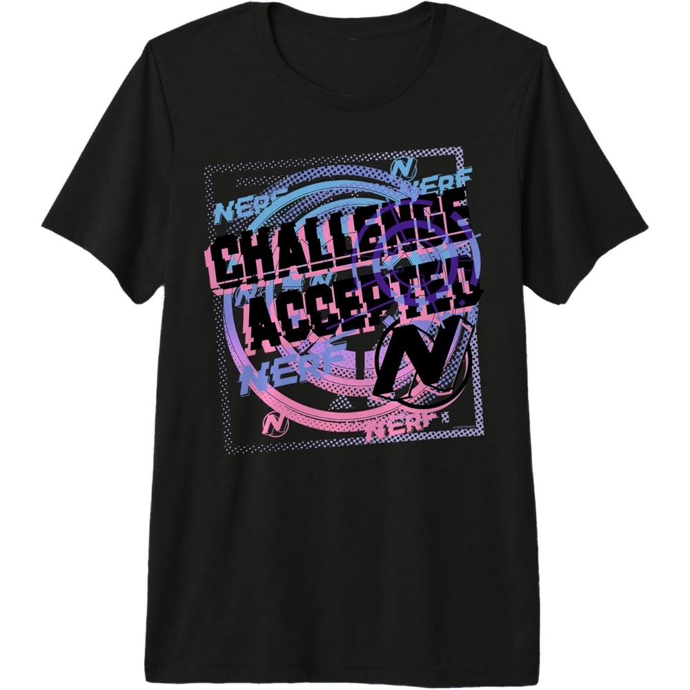 image:imageNerf Challenge Accepted Premium TShirtBlack