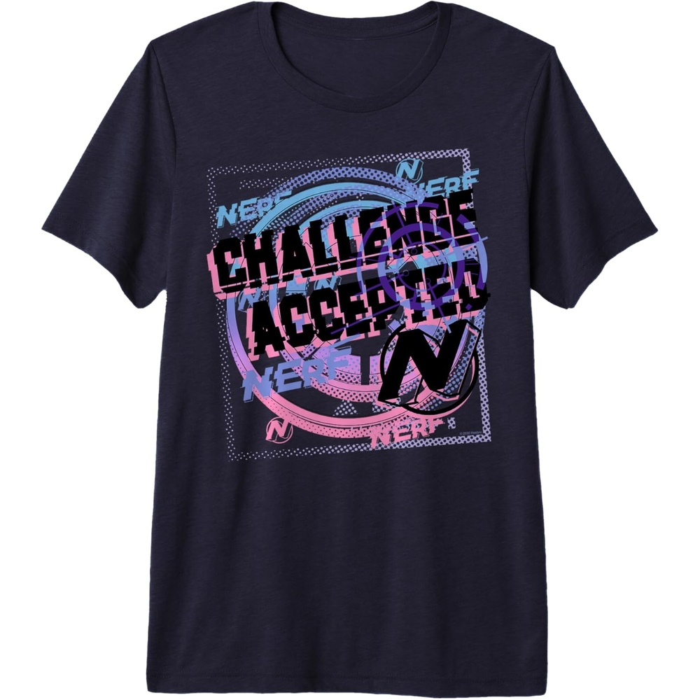 image:imageNerf Challenge Accepted Premium TShirtNavy Blue