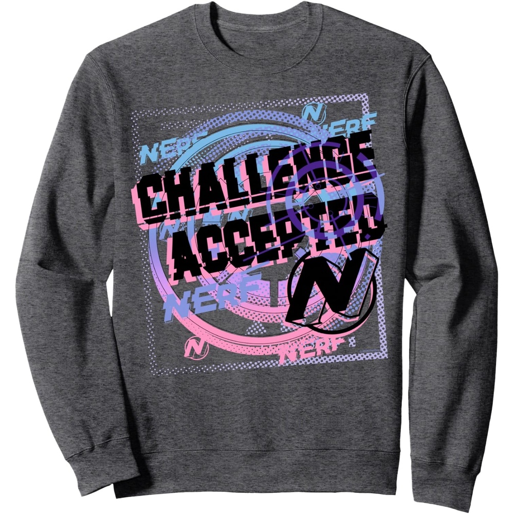 image:imageNerf Challenge Accepted SweatshirtDark Heather Grey