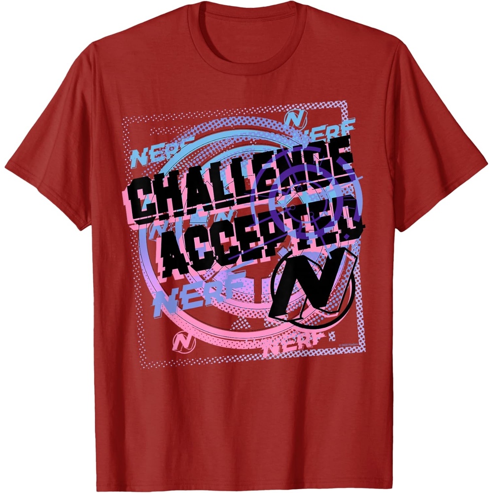 image:imageNerf Challenge Accepted TShirtCranberry Red