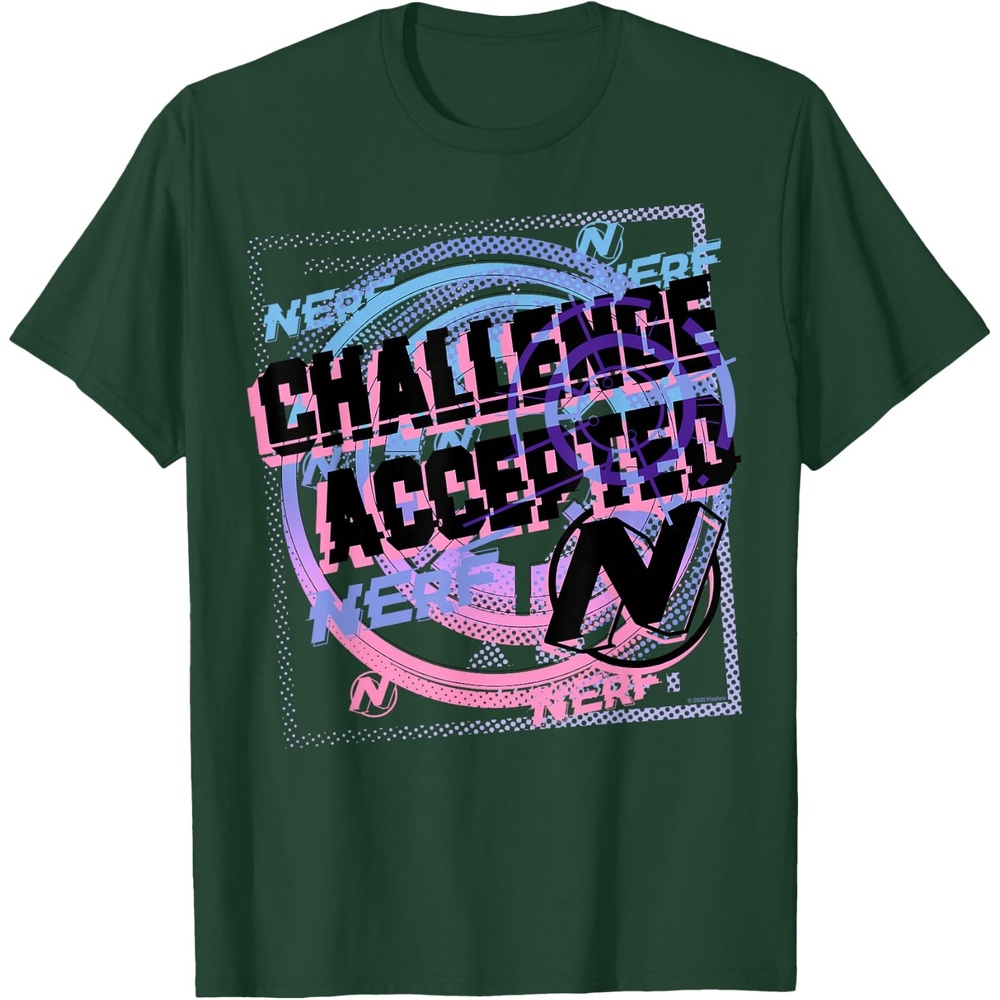 image:imageNerf Challenge Accepted TShirtDark Green