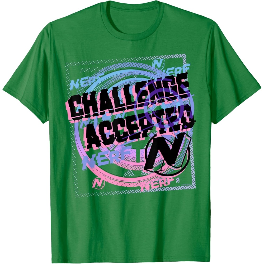 image:imageNerf Challenge Accepted TShirtKelly Green
