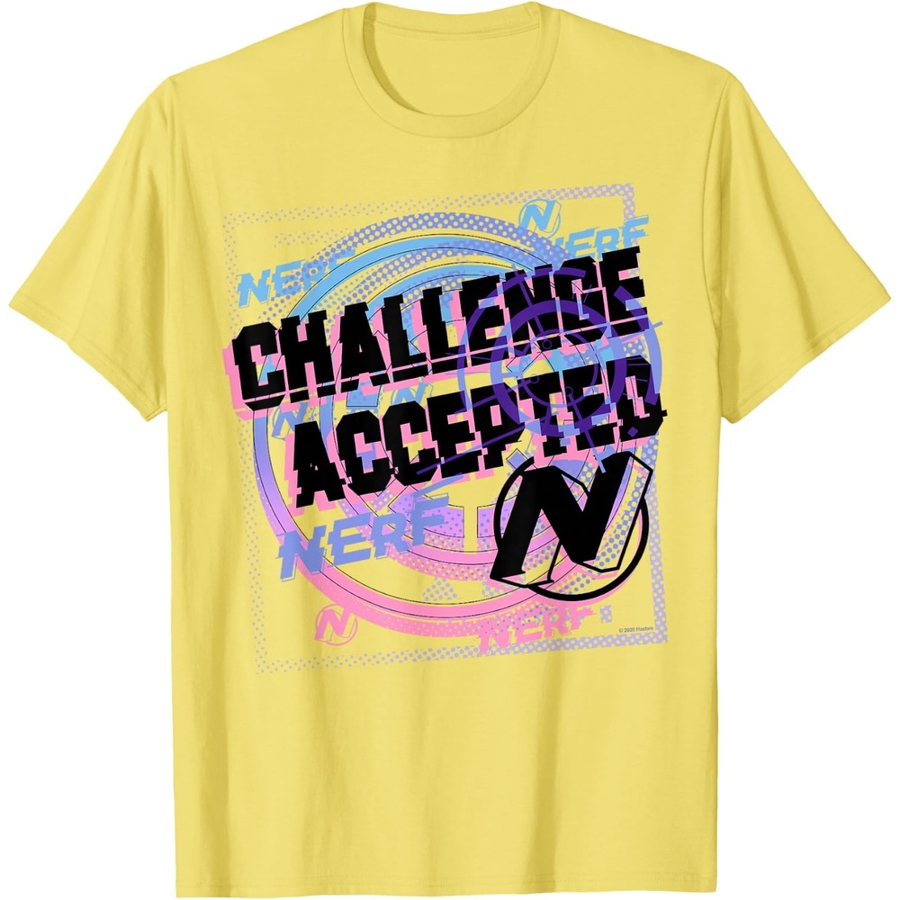 image:imageNerf Challenge Accepted TShirtLemon Yellow