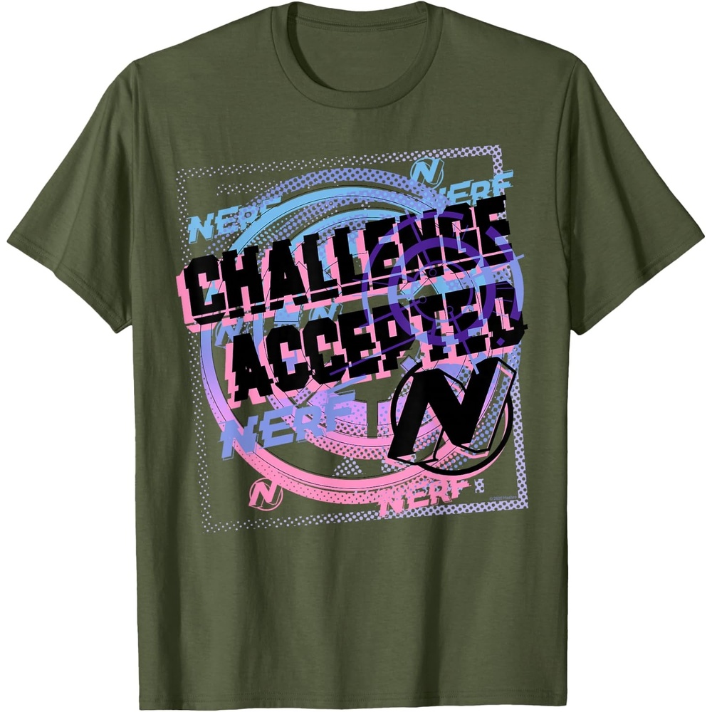 image:imageNerf Challenge Accepted TShirtOlive Green