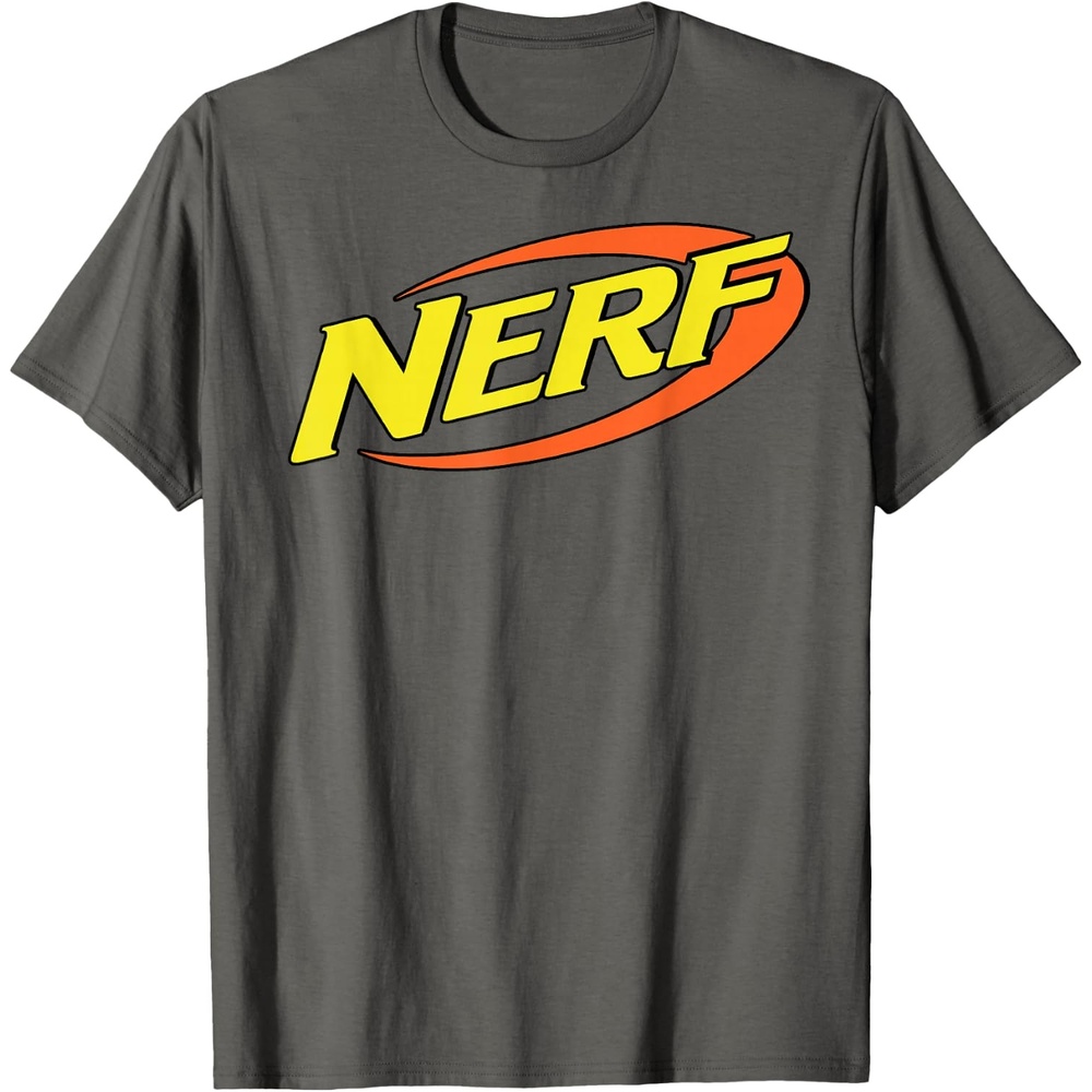 image:imageNerf Classic Retro Color Logo TShirt SmallAsphalt Grey