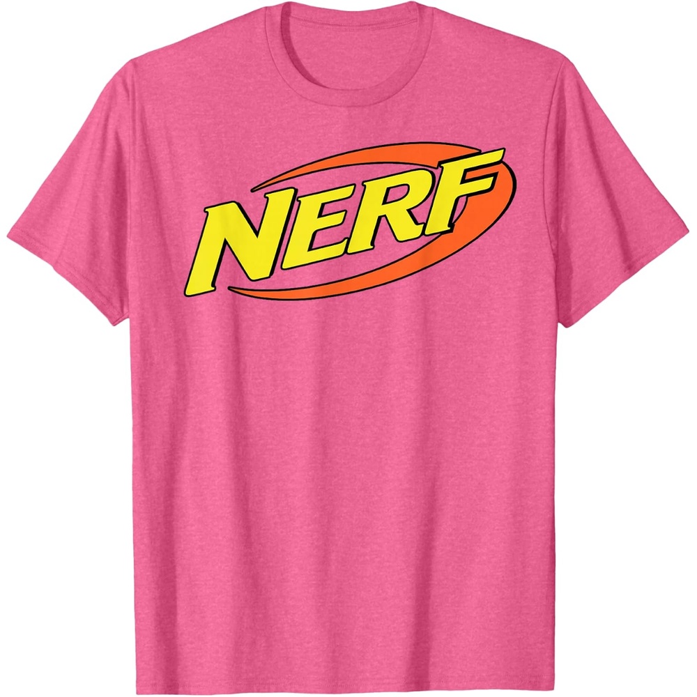 image:imageNerf Classic Retro Color Logo TShirt SmallPink Heather