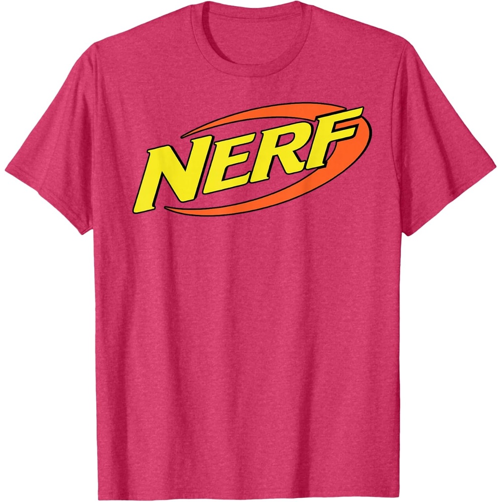 image:imageNerf Classic Retro Color Logo TShirt SmallRed Heather