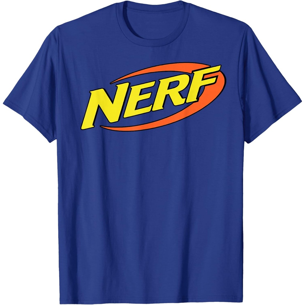 image:imageNerf Classic Retro Color Logo TShirt SmallRoyal Blue