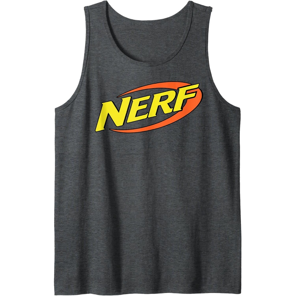 image:imageNerf Classic Retro Color Logo Tank TopDark Heather Grey