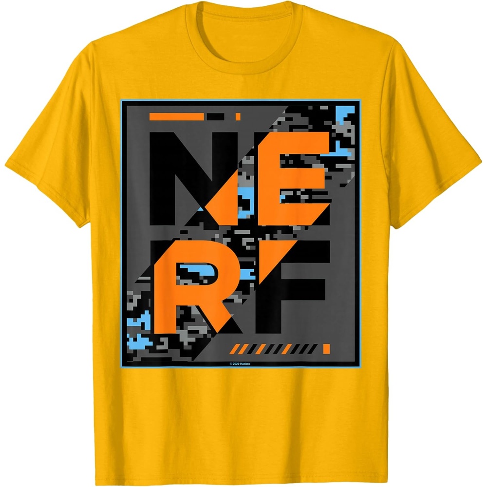 image:imageNerf Glitch Poster TShirtGolden Yellow