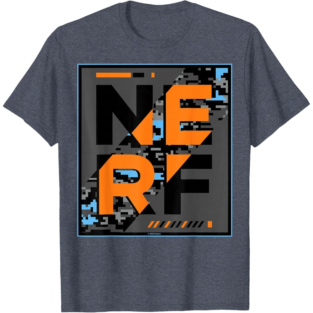 image:imageNerf Glitch Poster TShirtHeather Blue