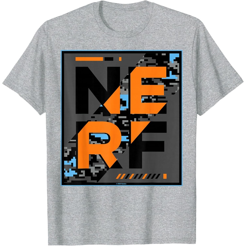 image:imageNerf Glitch Poster TShirtHeather Grey