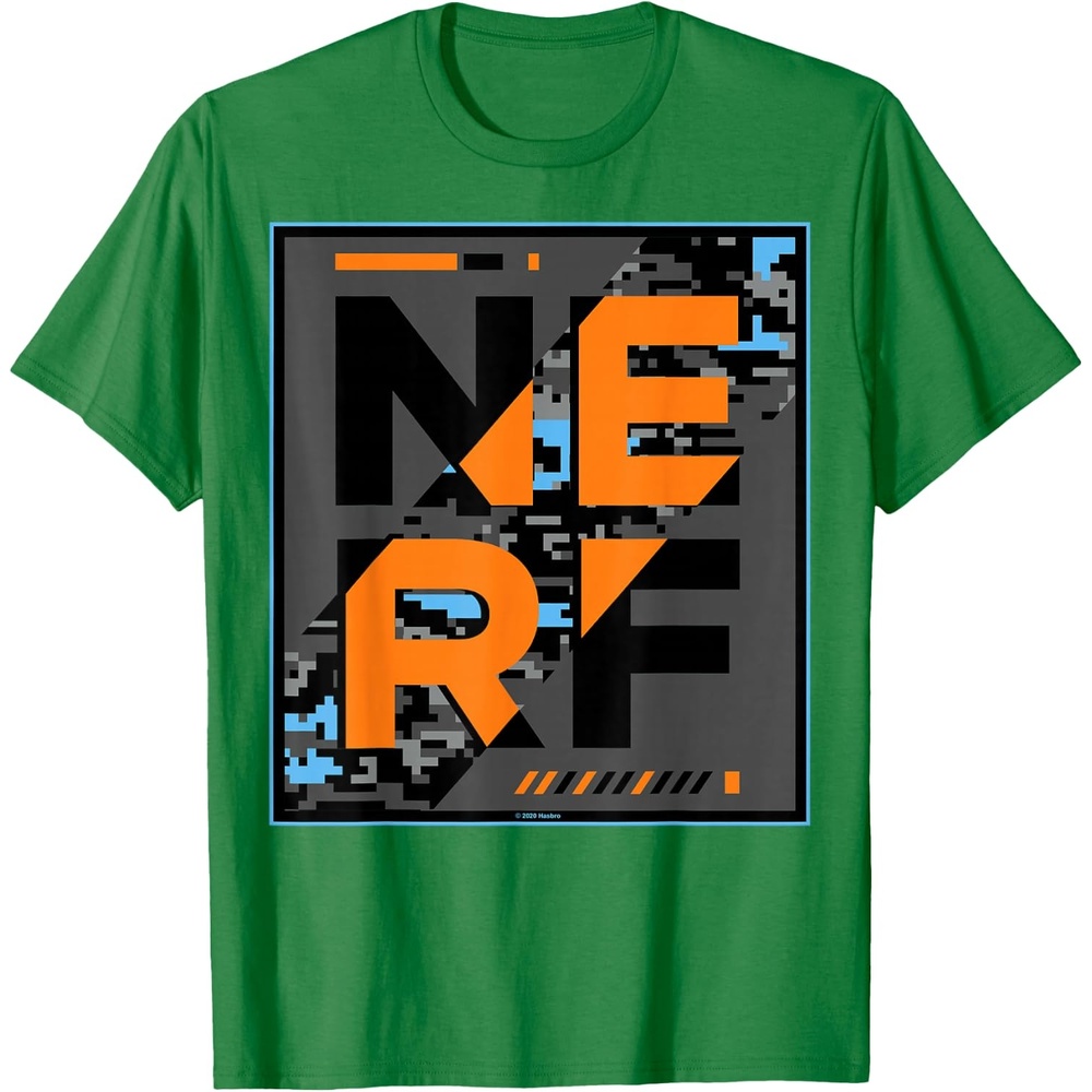 image:imageNerf Glitch Poster TShirtKelly Green