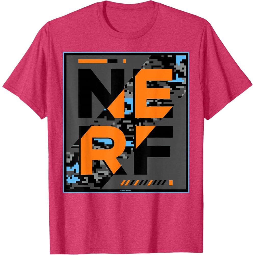 image:imageNerf Glitch Poster TShirtRed Heather