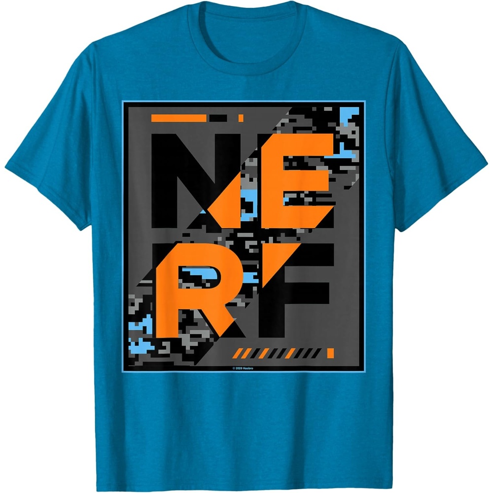 image:imageNerf Glitch Poster TShirtSapphire Blue