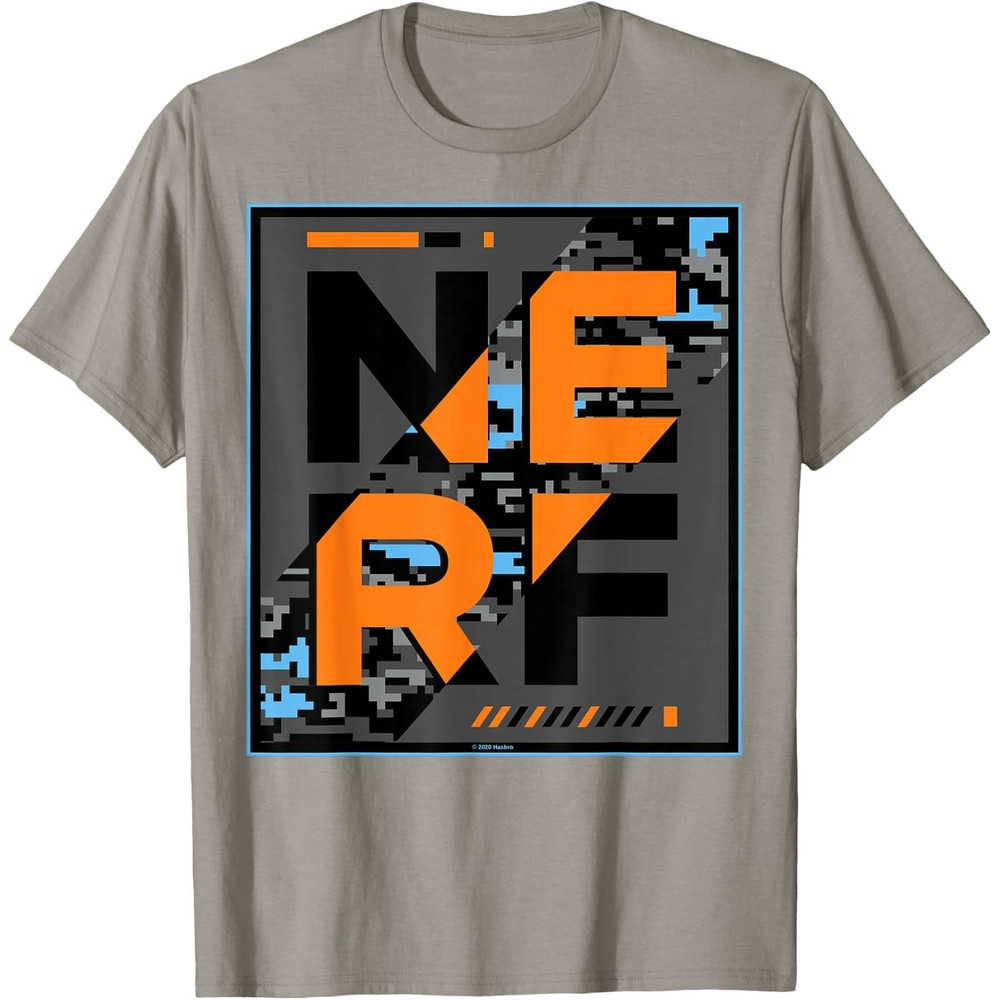 image:imageNerf Glitch Poster TShirtSlate Grey