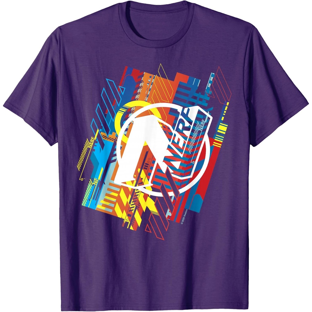 image:imageNerf N Glitched Logo TShirtPurple