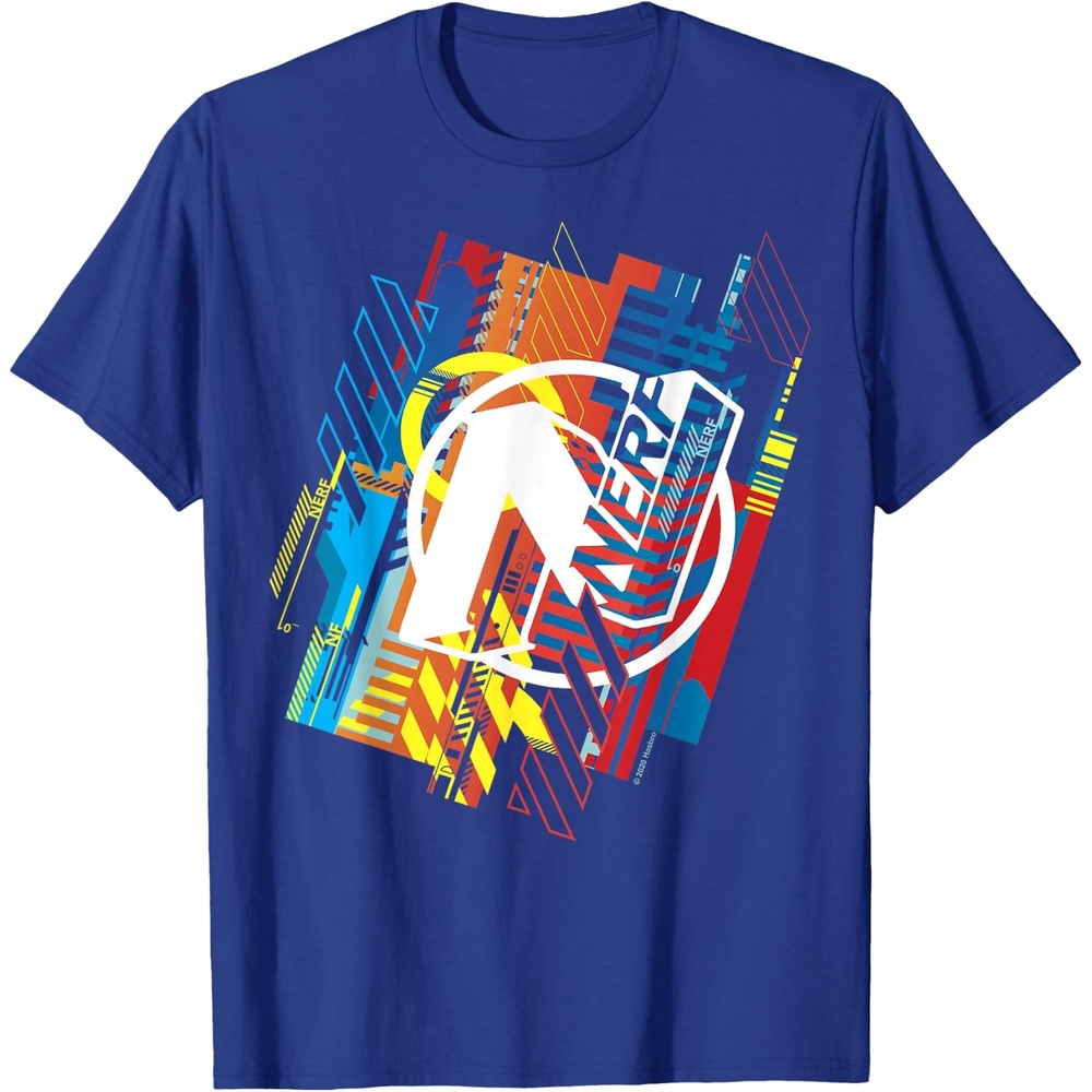 image:imageNerf N Glitched Logo TShirtRoyal Blue