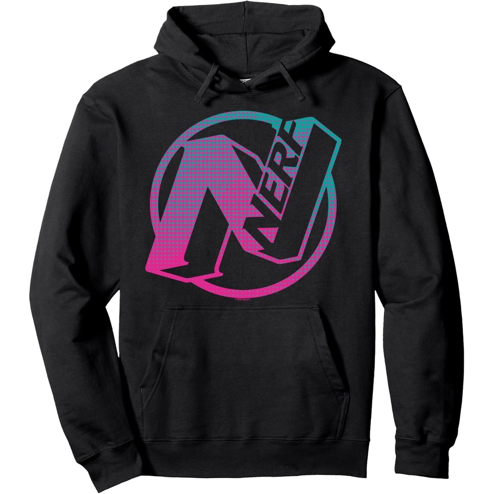 image:imageNerf N Gradient Comic Style Logo Pullover HoodieBlack