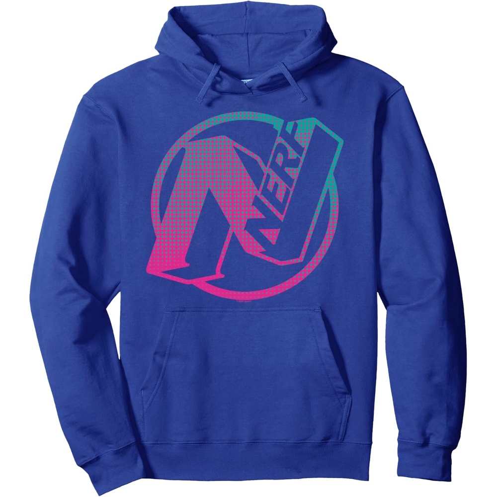 image:imageNerf N Gradient Comic Style Logo Pullover HoodieRoyal Blue