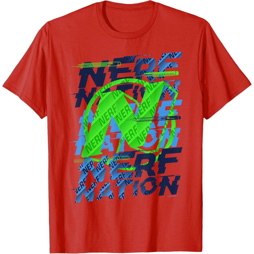 image:imageNerf Nation Logo Stack TShirtRed