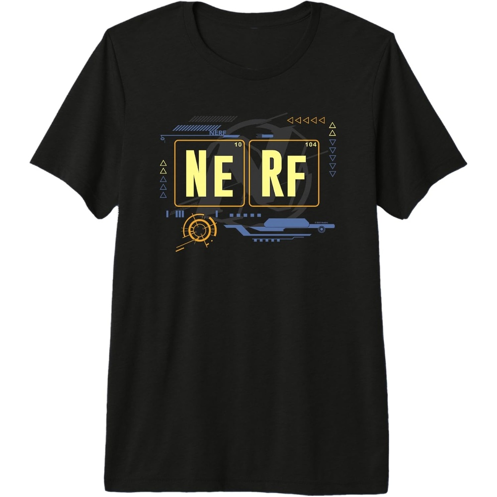 image:imageNerf Periodic Elements Of Nerf Premium Triblend TShirtBlack
