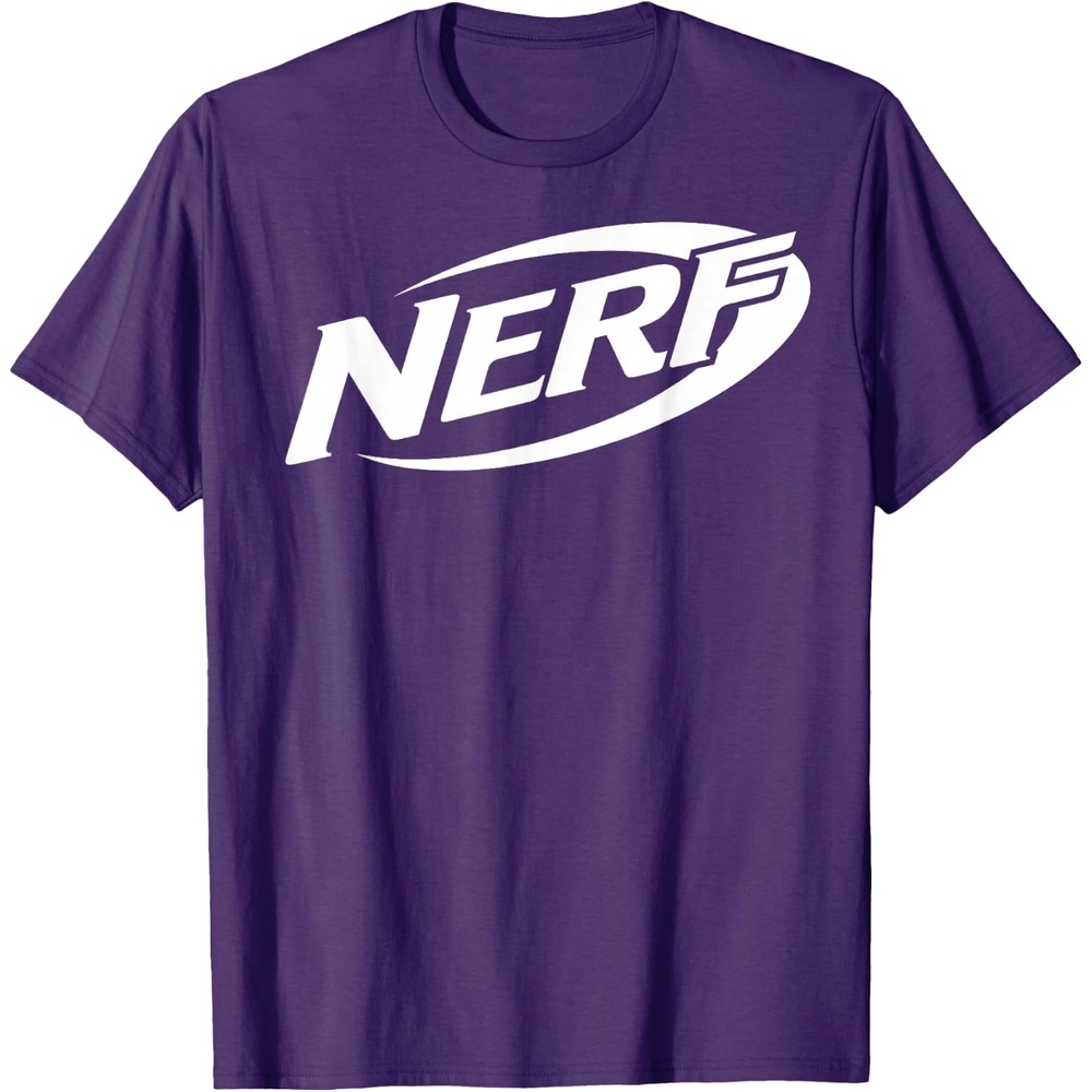 image:imageNerf Simple White Retro Logo TShirtPurple
