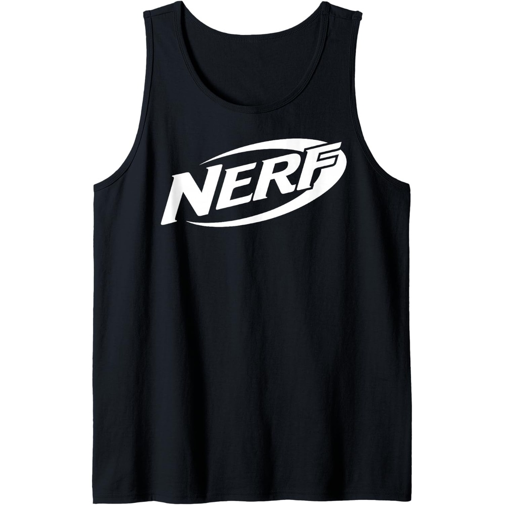 image:imageNerf Simple White Retro Logo Tank TopBlack